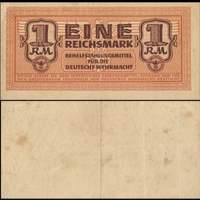 *1 Reichsmark Nemecko 1942 Wehrmacht M08 UNC - Kliknutím na obrázok zatvorte -